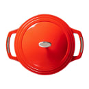 Lodge 7 1/2 qt Cast Iron Dutch Oven, Enamel, Cherry on Top (U7ID400) thumbnail 3