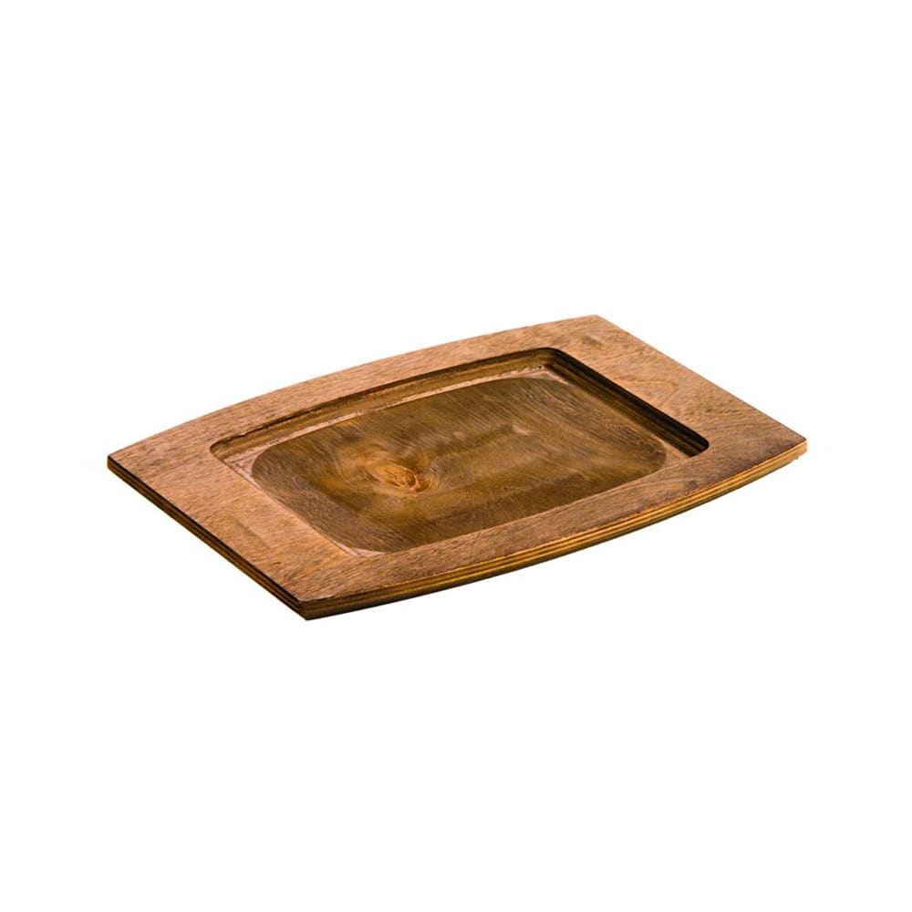 Lodge Rectangular Wood Underliner, Walnut Stain (UCPU)