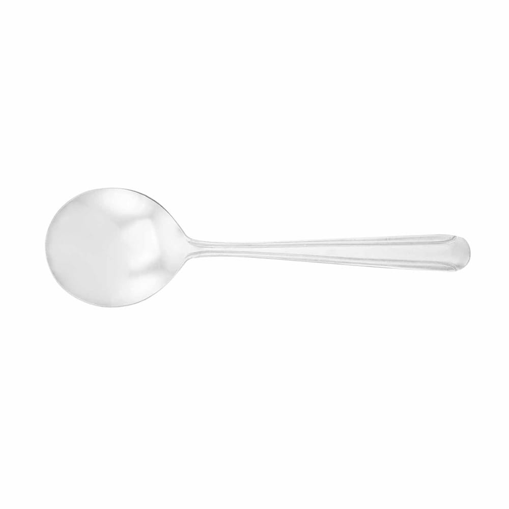 Walco WL7412 5 13/16" Bouillon Spoon with 18/0 Stainless Grade, Dominion Pattern