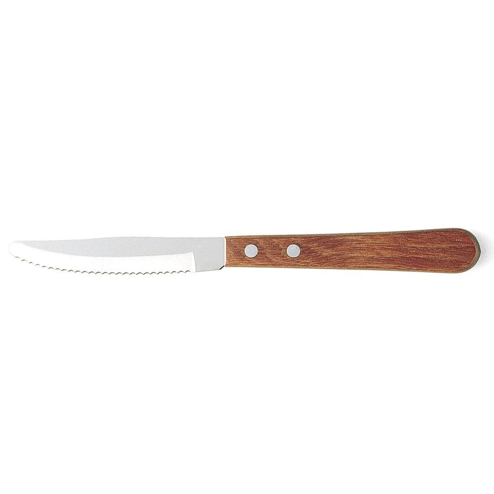 Walco WL960527 8 1/6" Steak Knife with Pakka Wood Handle & Stainless Steel Blade