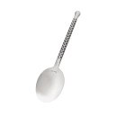Walco WLCHAR01 7 3/8" Teaspoon with 18/10 Stainless Steel Grade, Charred™ Pattern thumbnail 3