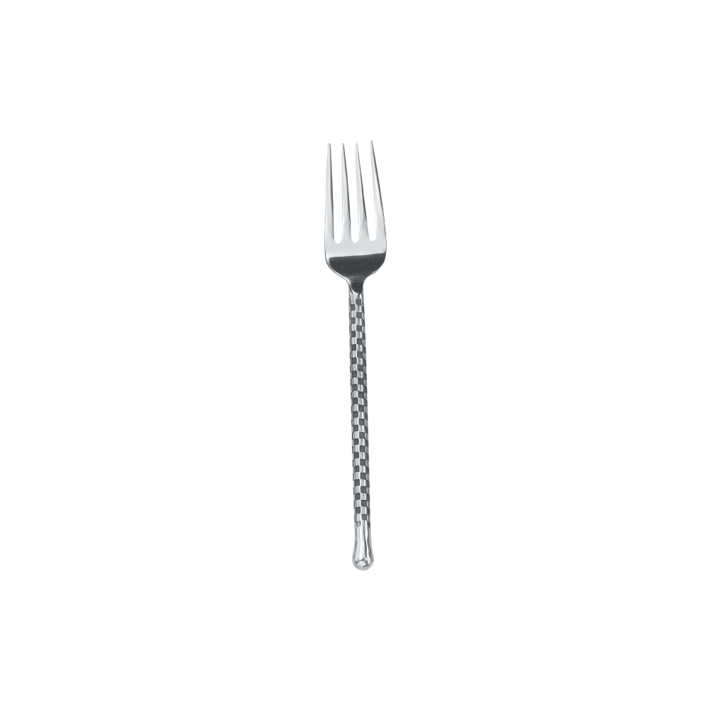 Walco WLCHAR06 7 5/8" Salad Fork with 18/10 Stainless Steel Grade, Charred™ Pattern