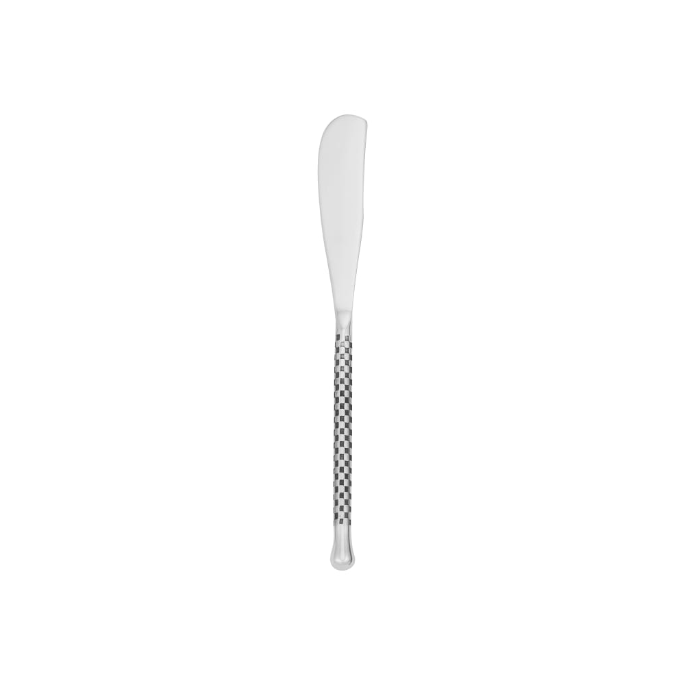 Walco WLCHAR11 8 5/8" Butter Knife with 18/10 Stainless Steel Grade, Charred™ Pattern