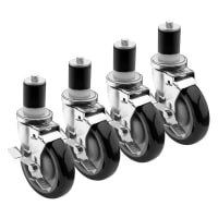 Focus FECST5 5" Casters, 2 Swivel, 2 Swivel With Brakes for Stainless Work Table thumbnail 2