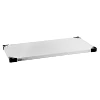 Focus FF1860SSS Stainless Steel Solid Shelf - 60"W x 18"D thumbnail 2