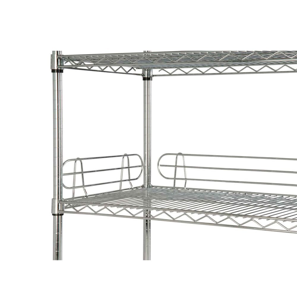 Focus FL184C Shelf Ledge - 18" x 4", Chrome
