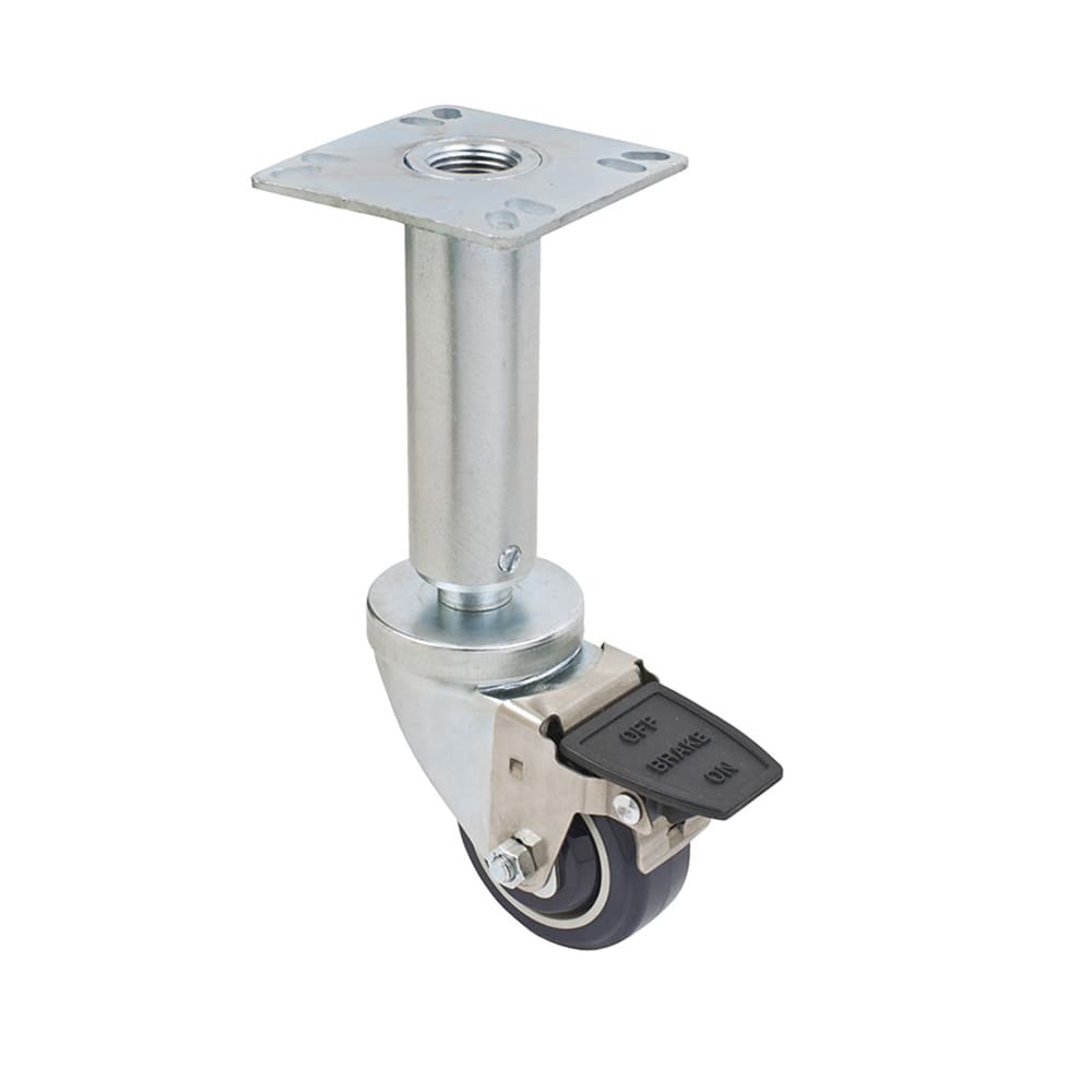 Focus FPCF353 Fryer Caster Set w/ Brake, 200 lb Per Wheel, 3" Diameter