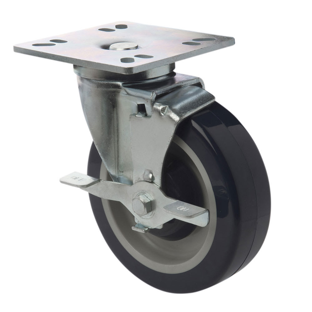 Focus FPCST5HD 5" Universal Plate Casters w/ Brake