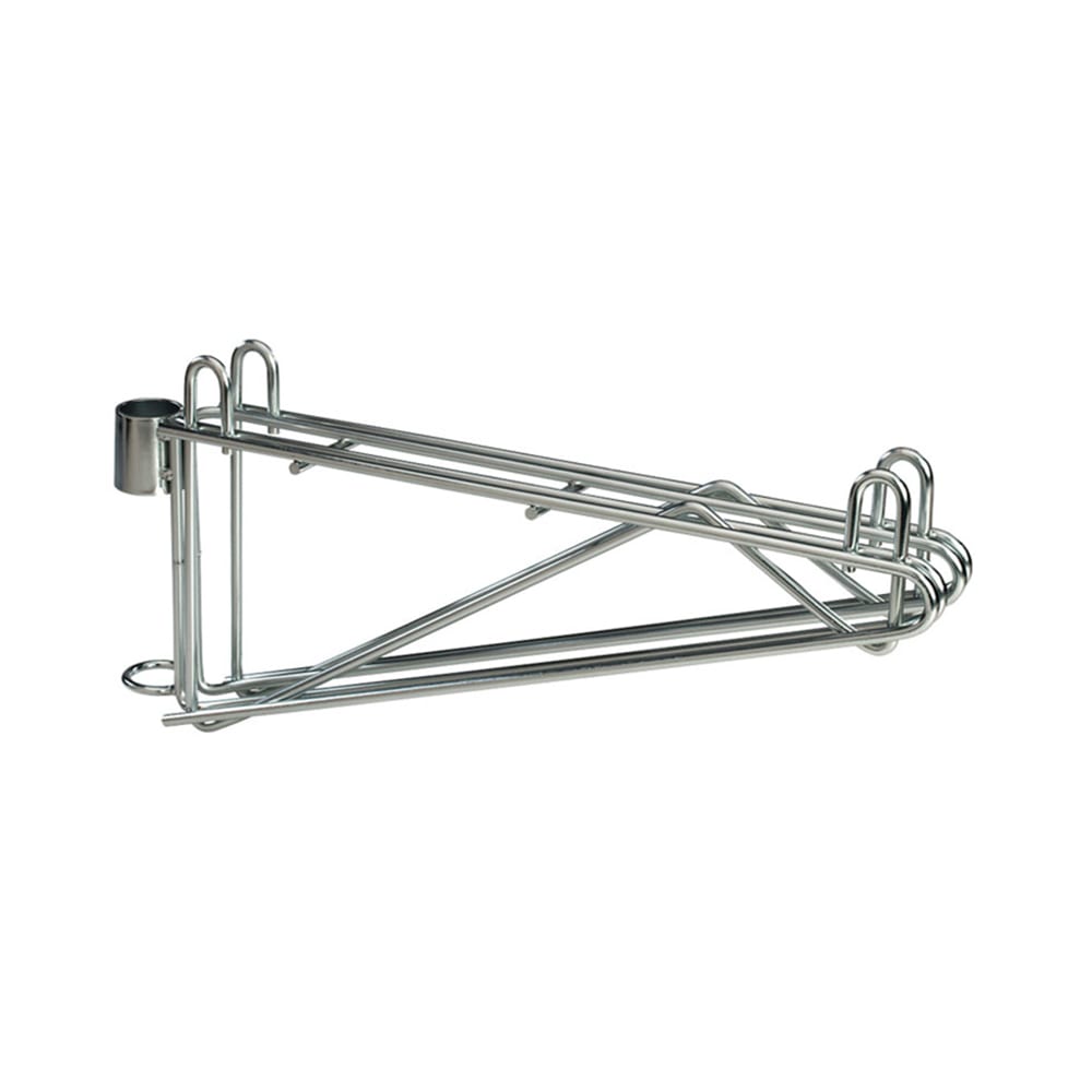 Focus FPMB14DCH Brackets for 14" Deep Wall Mounted Shelf, Chromate