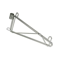 Focus FPMB14SGN Brackets for 14" Deep Wall Mounted Shelf, Epoxy thumbnail 2