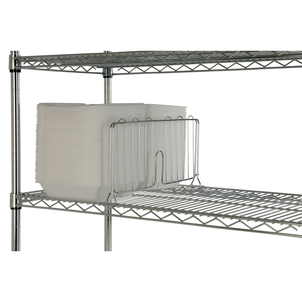 Focus FSD18C Shelf Divider - 18" x 8", Chrome