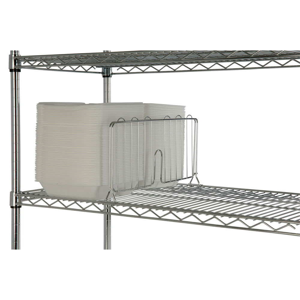 Focus FSD24C Shelf Divider - 24" x 8", Chrome