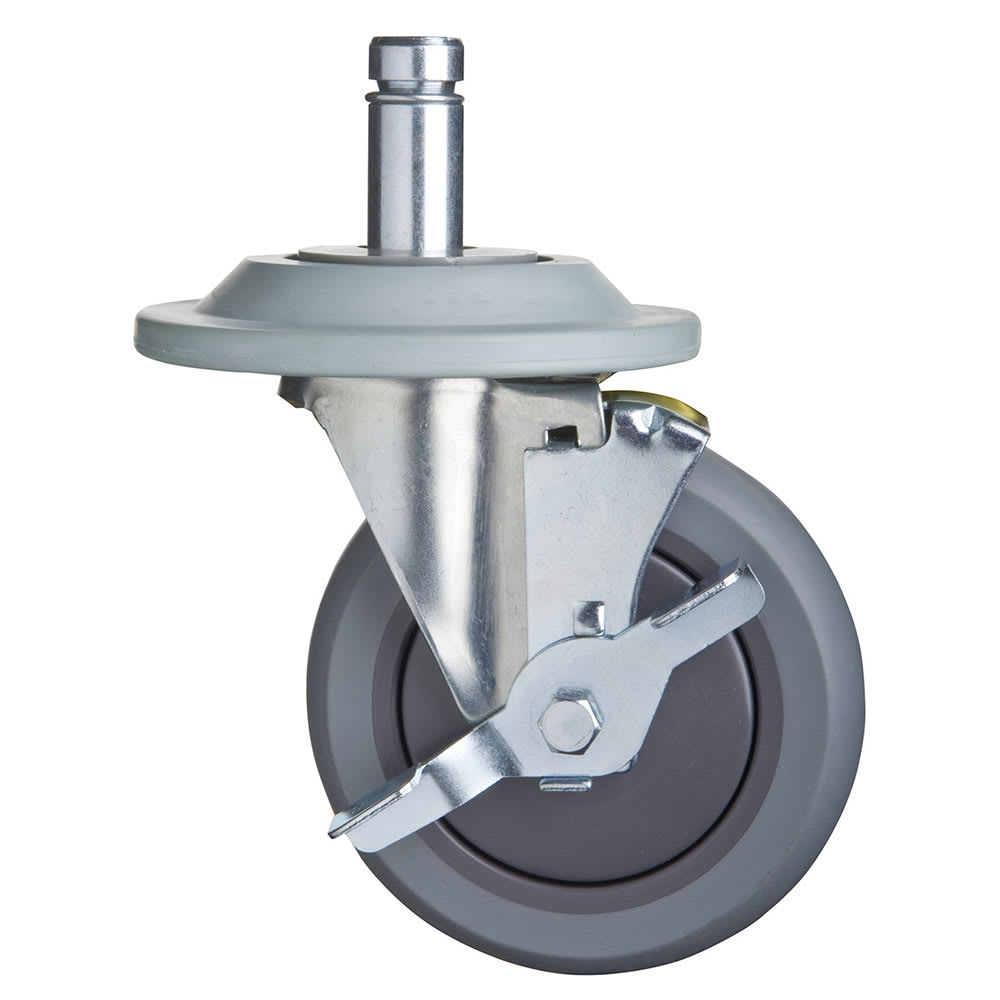 Focus FTPRCST5B 5" Stem Caster Set w/ (2) Swivel & (2) Brake