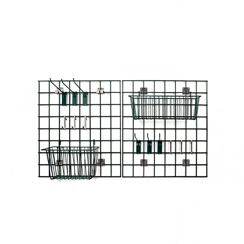 Focus FWMKIT1 EZ-Wall™ Food Prep & Drying Kit Wall Grid - 25"L x 10 1/2"W, Epoxy Coated