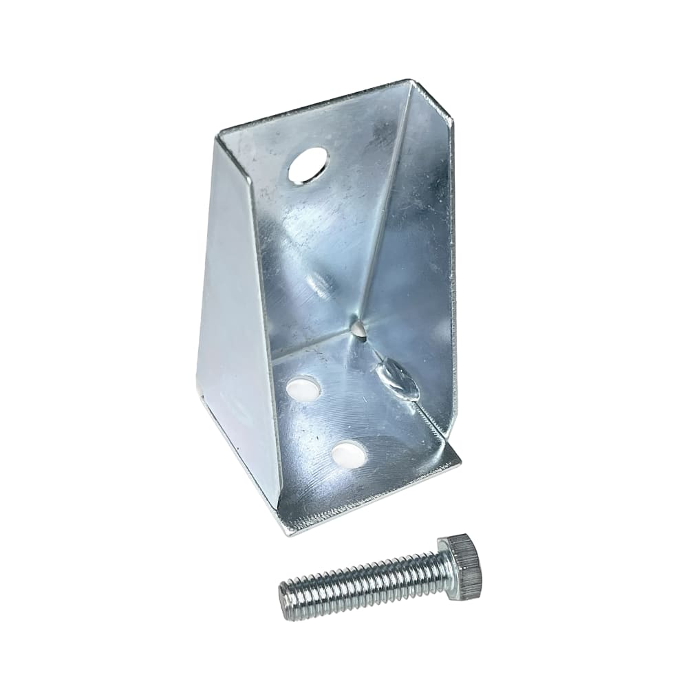 Focus FWPBKTCH Top & Bottom Brackets for Wall Posts, Chrome