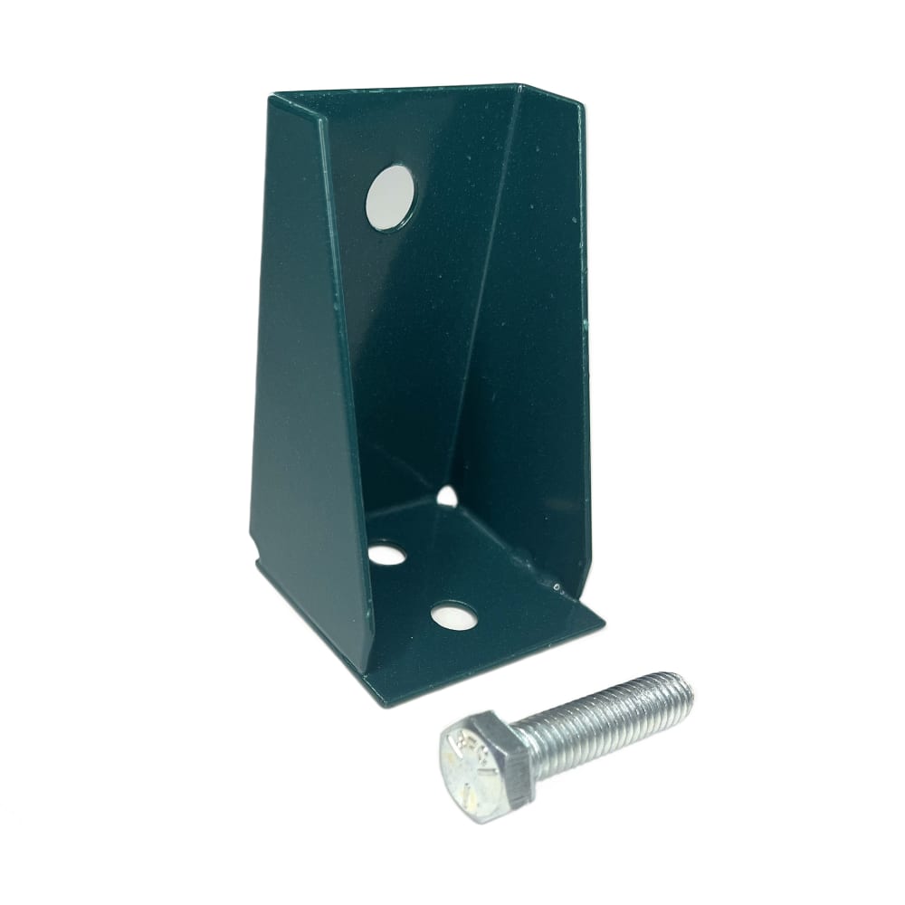 Focus FWPBKTGN Top & Bottom Brackets for Wall Posts, Green Epoxy
