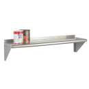 Focus FWSSS1248 Solid Wall Mounted Shelf, 48"W x 12"D, Stainless thumbnail 2