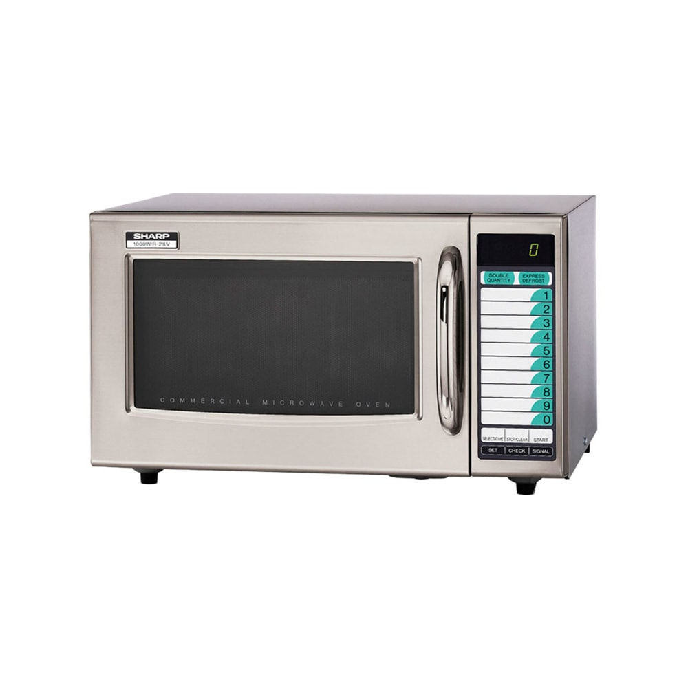 Sharp R-21LVF 1000w Commercial Microwave w/ Touch Pad - 120v