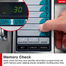 Sharp R-21LVF 1000w Commercial Microwave w/ Touch Pad - 120v thumbnail 11