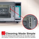 Sharp R-21LVF 1000w Commercial Microwave w/ Touch Pad - 120v thumbnail 14