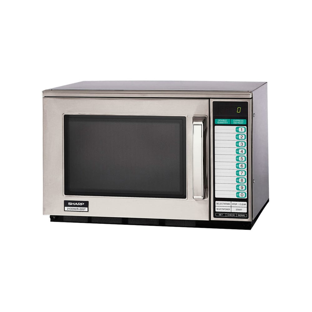 Sharp R-22GTF 1200w Commercial Microwave w/ Touch Pad - 120v