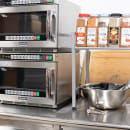 Sharp R-CD1200M 1200w TwinTouch™ Commercial Microwave w/ Touch Pad - 120v thumbnail 9