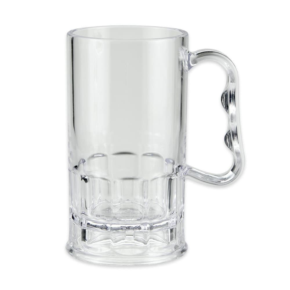 GET 10 oz Beer Mug, SAN Plastic, Clear (00082-1-SAN-CL)
