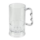 GET 10 oz Beer Mug, SAN Plastic, Clear (00082-1-SAN-CL) thumbnail 2