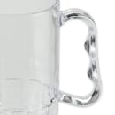 GET 10 oz Beer Mug, SAN Plastic, Clear (00082-1-SAN-CL) thumbnail 4