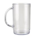 GET 20 oz Beer Mug, SAN Plastic, Clear (00083-1-SAN-CL) thumbnail 2