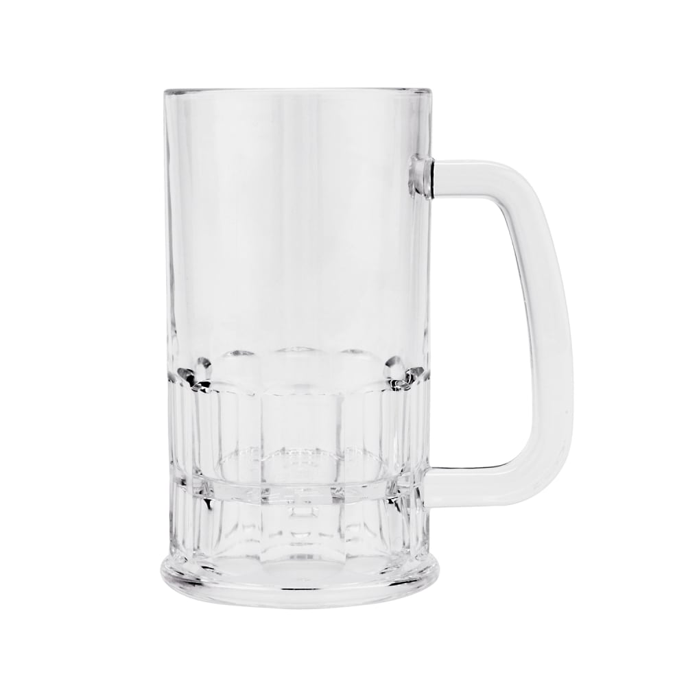 GET 12 oz Beer Mug, SAN Plastic, Clear (00084-1-SAN-CL)