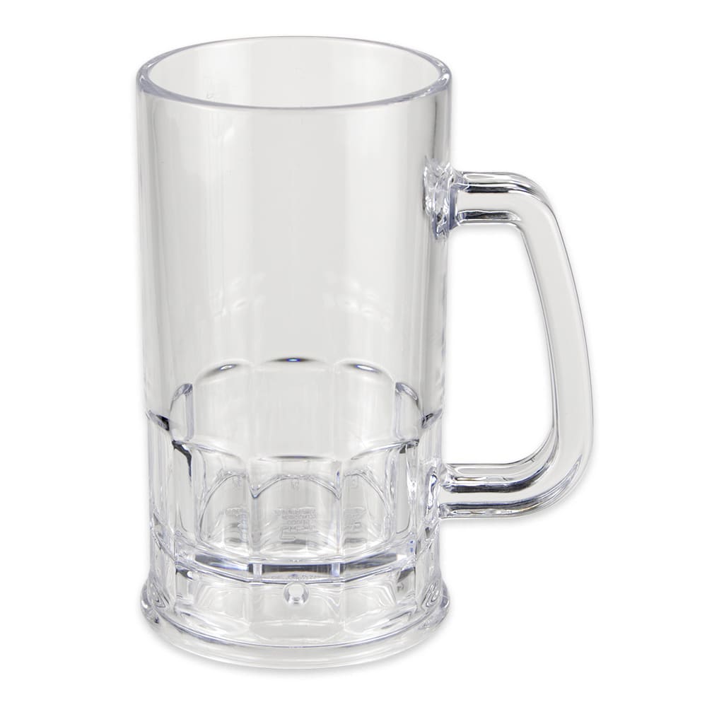 GET 20 oz Beer Mug, SAN Plastic, Clear (00085-1-SAN-CL)