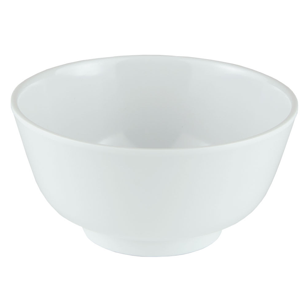 GET 12 oz Round Melamine Soup/Rice Bowl, White (0172-W)
