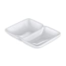 GET Rectangular Sauce Dish w/ (2) 1 oz Compartments, 4" x 3", Melamine (037-W) thumbnail 2