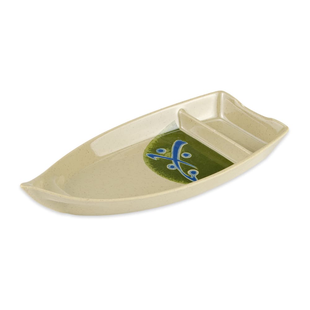 GET Rectangular Boat Plate w/ 10 oz Capacity, 10 1/2 x 4 3/4", Melamine (136-TD)