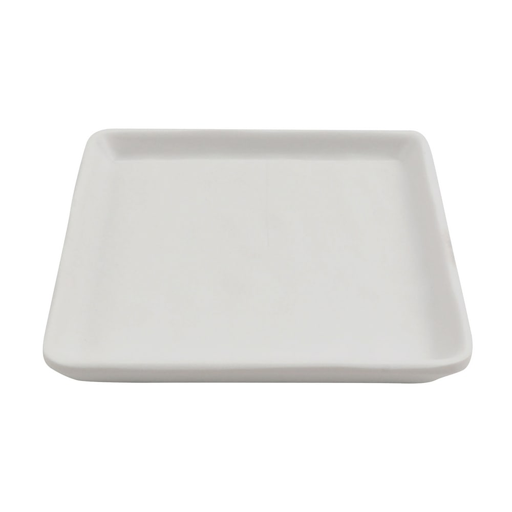 GET 4" Square Melamine Dinner Plate, Touch of Honey (20030-TOH)