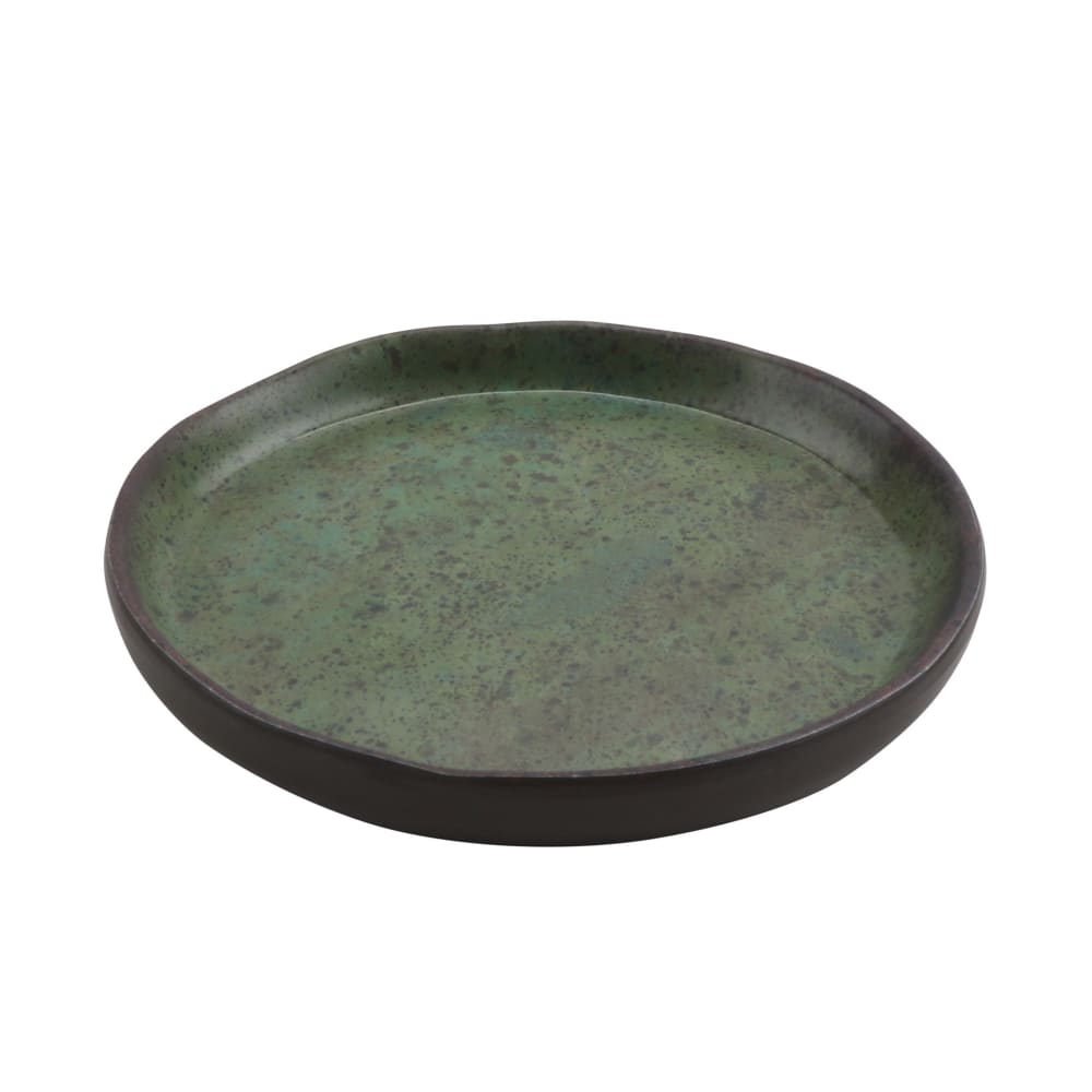 GET 4" Round Savor Plate - Melamine, Spruce (20038-SP)