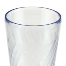 GET 16 oz Clear Textured Plastic Tumbler (2216-1-CL) thumbnail 3
