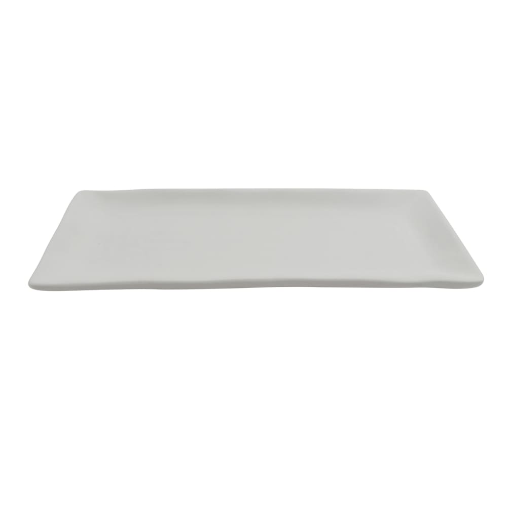 GET 12" x 5" Rectangular Cheforward™ Plate - Melamine, Touch of Honey (23123-TOH)