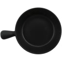 GET 6 oz Round Melamine Bowl w/ Handle, Black (30900-BK) thumbnail 3