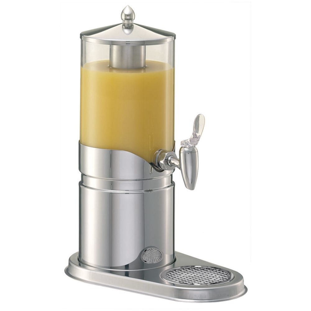 GET 11/16 gal Frilich® Elegance Beverage Dispenser - SAN Plastic Container, Stainless Steel Base (3170010)