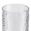 GET 16 oz Clear Hammered Plastic Tumbler (3316-CL) thumbnail 4