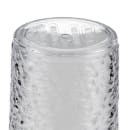 GET 16 oz Clear Hammered Plastic Tumbler (3316-CL) thumbnail 5