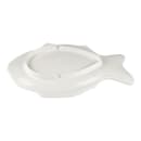 GET 12" x 8 1/4" Fish Platter - Melamine, Blue (370-12-BL) thumbnail 4