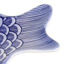 GET 12" x 8 1/4" Fish Platter - Melamine, Blue (370-12-BL) thumbnail 5