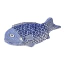 GET 14" x 10" Fish Platter - Melamine, Blue (370-14-BL) thumbnail 2