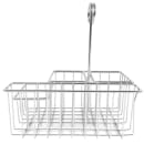 GET 4 Compartment Rectangular Condiment Caddy - Chrome (4-21696) thumbnail 2