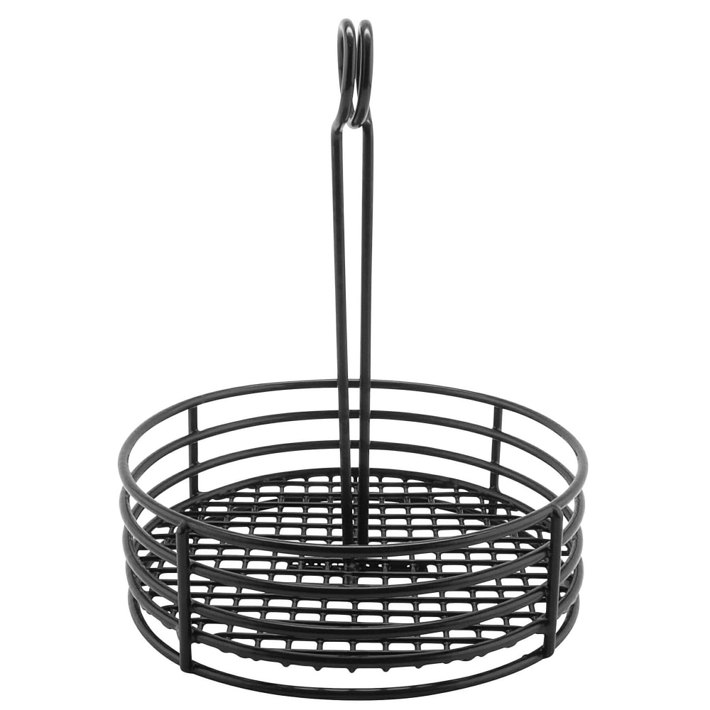 GET Round Condiment Caddy - Iron, Black (4-31860)