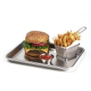 GET Rectangular Serving Tray - 13" x 9", Aluminum (4-77800) thumbnail 2