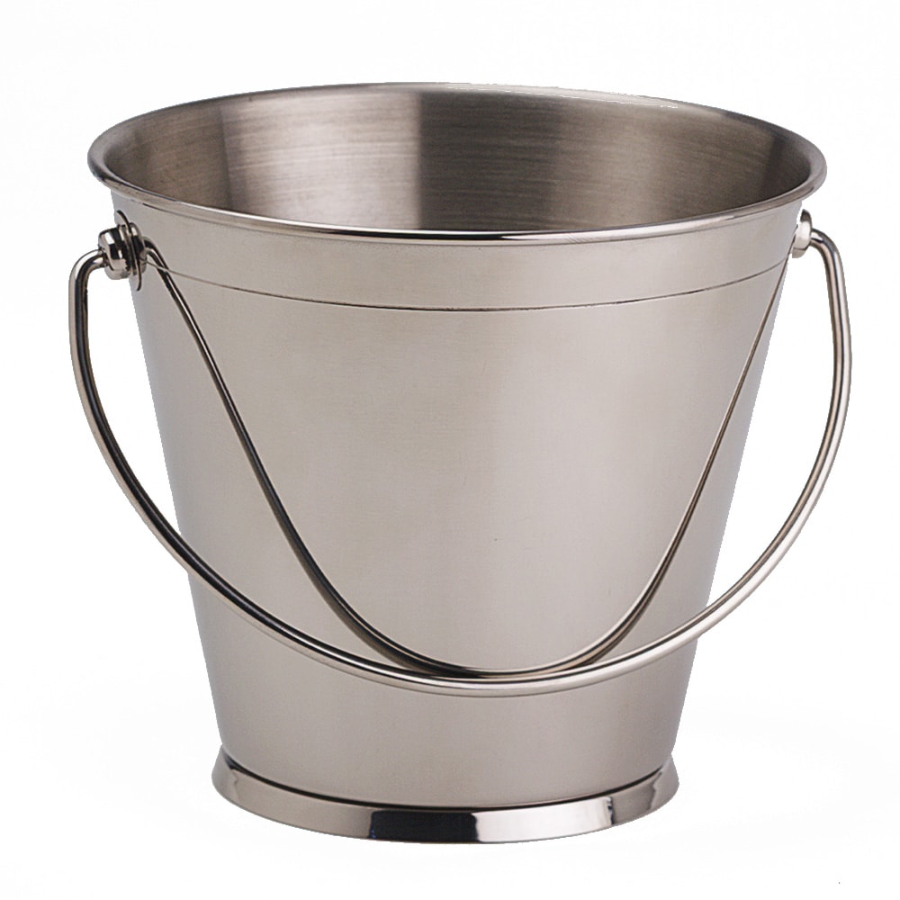 GET 64 1/4 oz Serving Pail w/ Handle, Stainless Steel (4-80822)